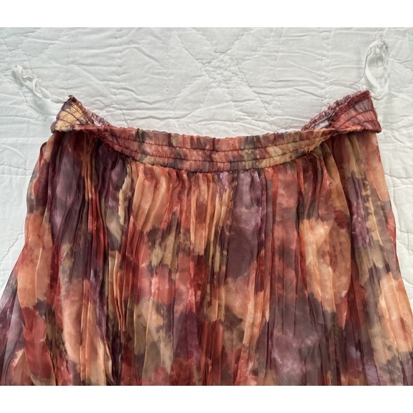 VTG Jonathan Martin Skirt SZ L Multi-color Floral Print Y2K 90s Friends Cottage - Picture 7 of 13